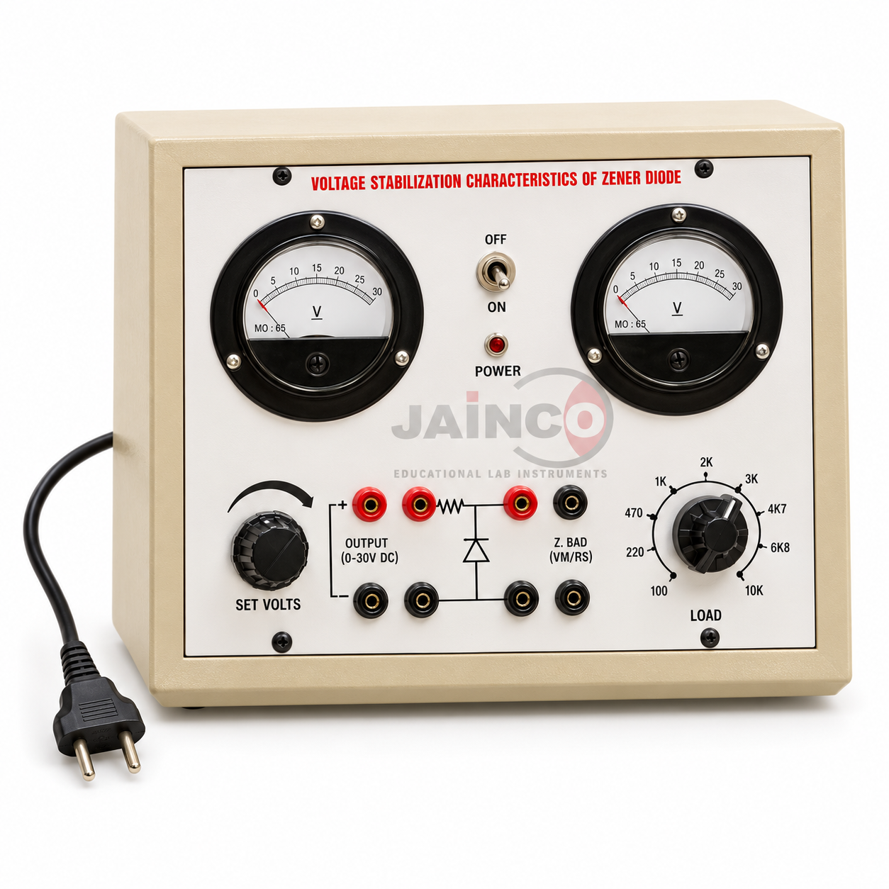 Voltage Stabilization Characteristics of Zener Diode